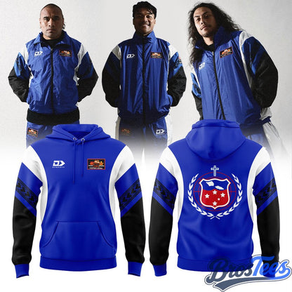 Toa Samoa Rugby Adults Retro Track Hoodie