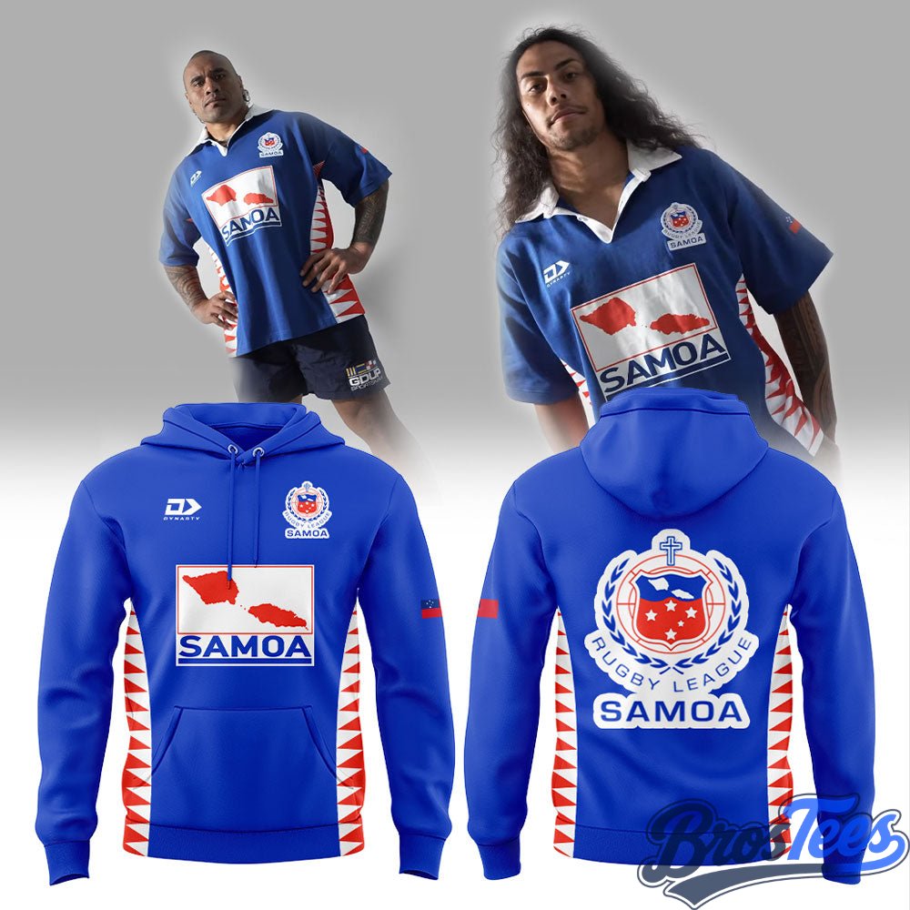 Toa Samoa Rugby Adults Retro Track Hoodie