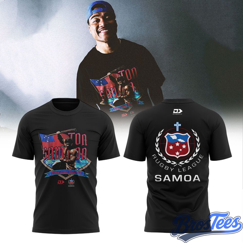 Toa Samoa Rugby League 685 around the world T-Shirt