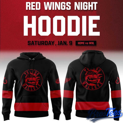 Toledo Walleye Red Wings Affiliate Night Special Hoodie