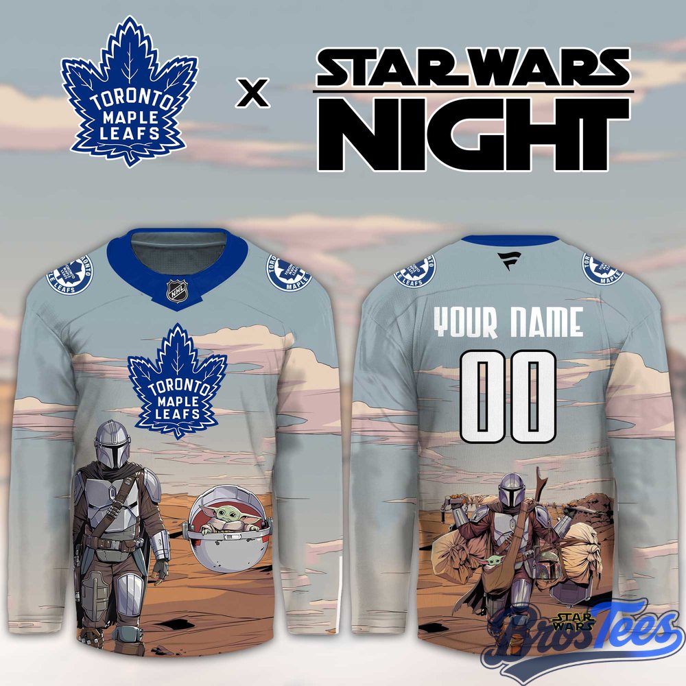 Toronto Maple Leafs Star Wars Night Custom Hockey Jersey