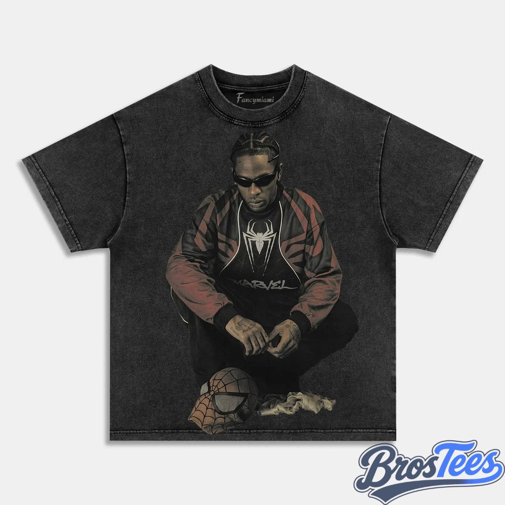 Travis Scott Spider-Man Throne Pose Tee