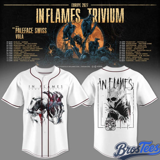 Trivium × In Flames Europe Tour 2027 Baseball Jersey