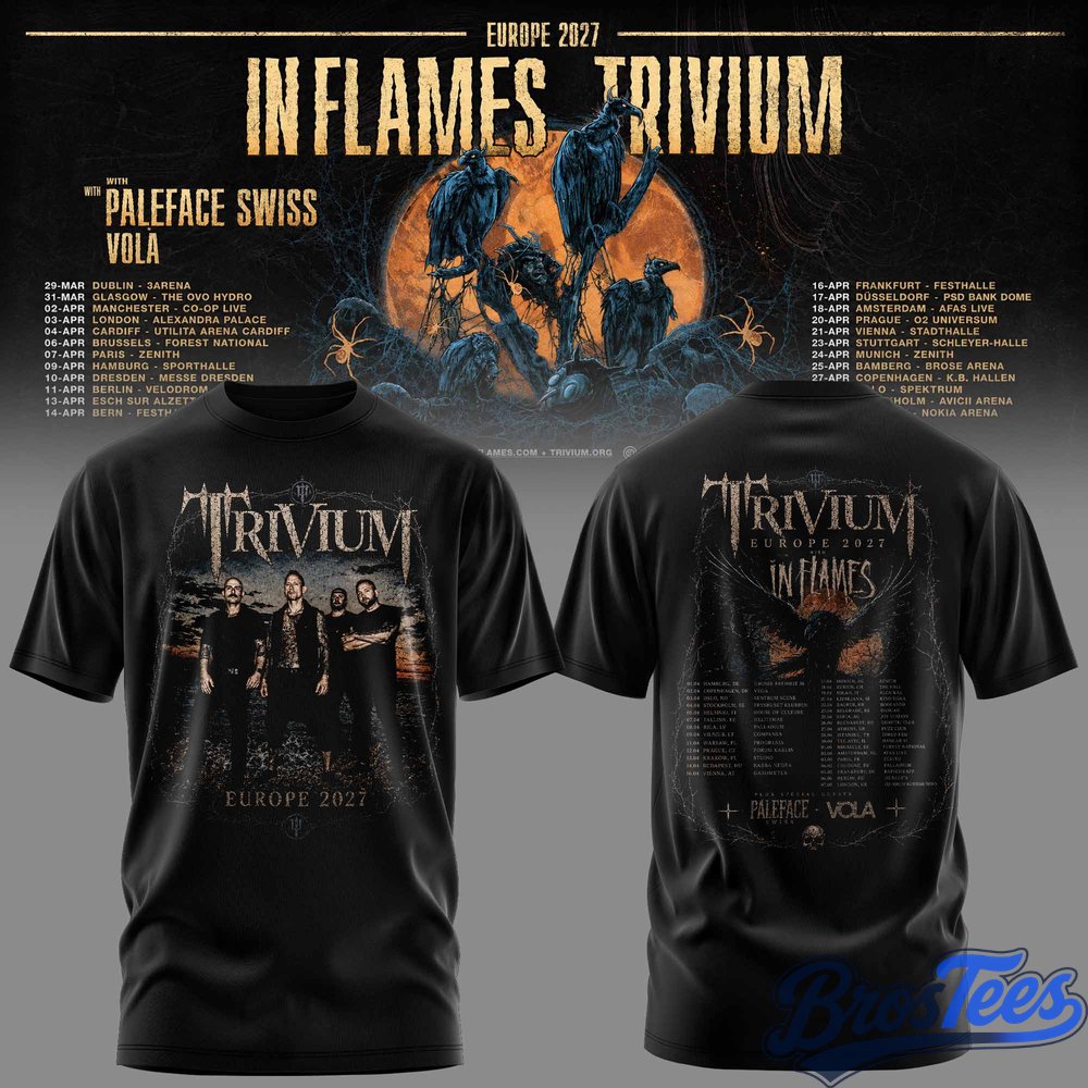 Trivium × In Flames Europe Tour 2027 T-Shirt – BrosTees