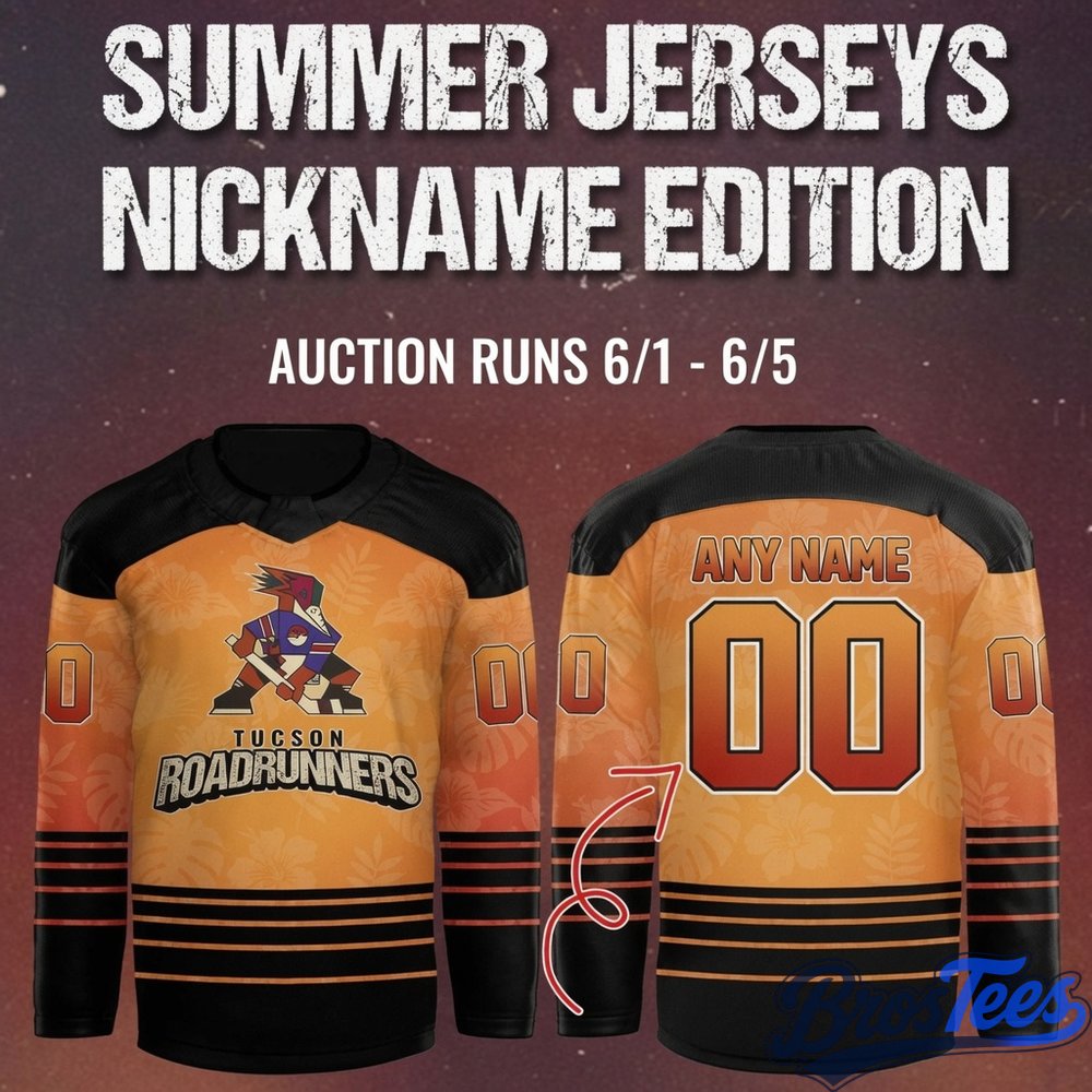 Tucson Roadrunners x Summer Nickname Night 2026 Custom Hockey Jersey