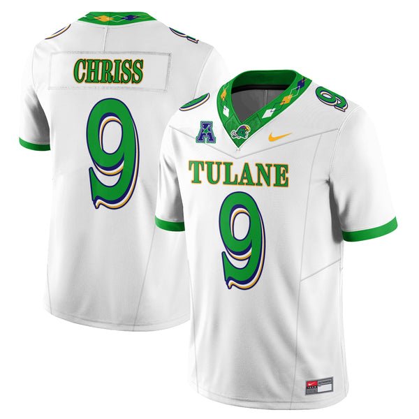 Tulane Green Wave KING of Mardi Gras 2026 City Football Vapor Jersey