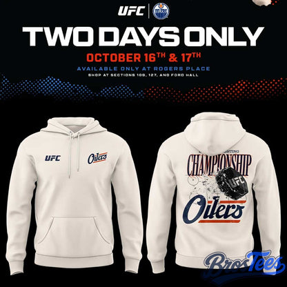 UFC Canada x Edmonton Oilers Special Hoodie