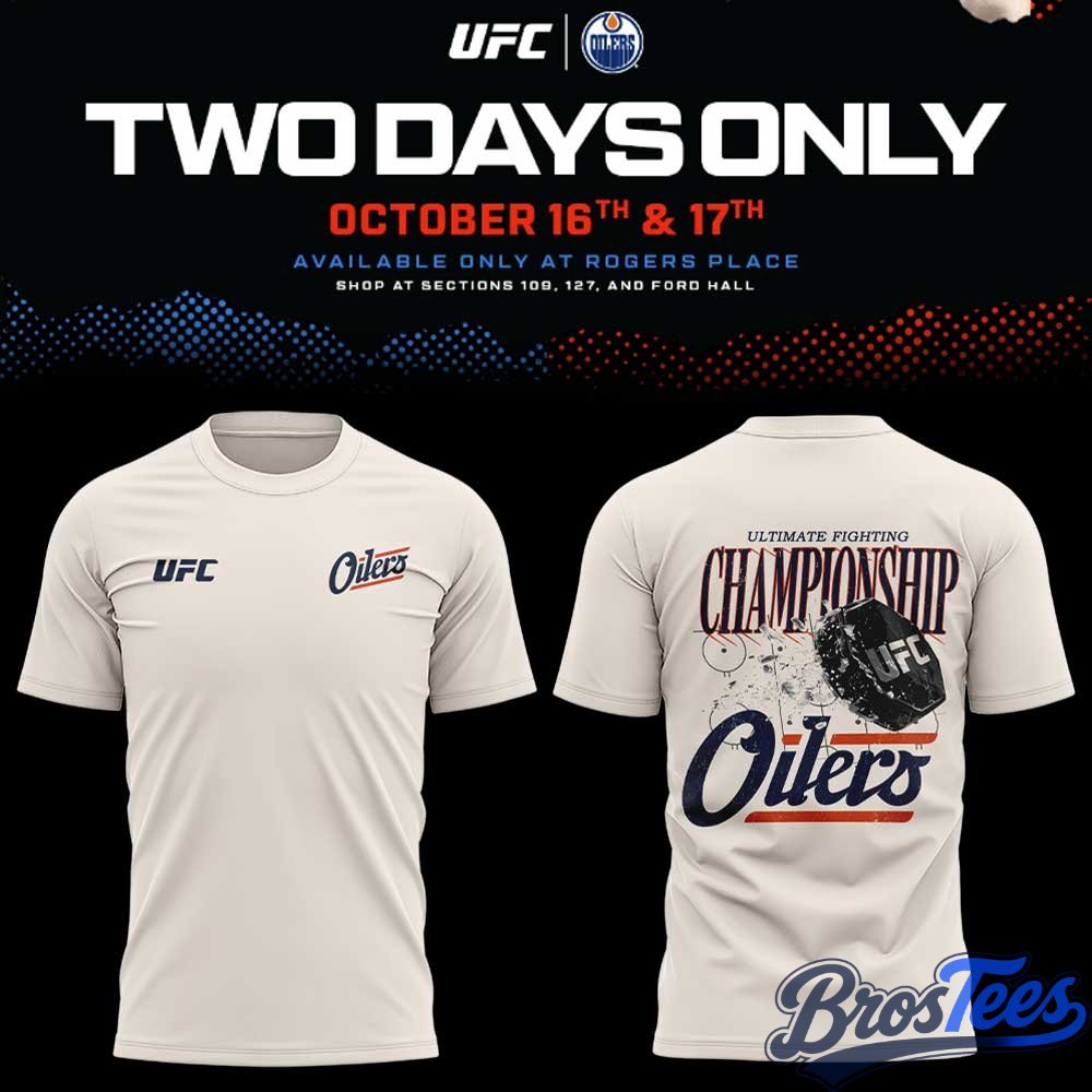 UFC Canada x Edmonton Oilers Special T-Shirt