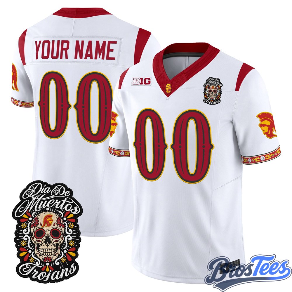 USC Trojans Día de los Muertos Vapor Limited Custom Jersey