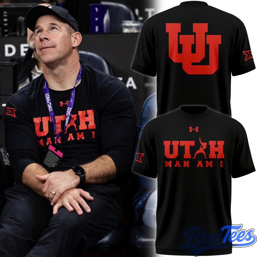Utah Utes Coach Morgan Scalley Utah MAN AM I” Special Tee