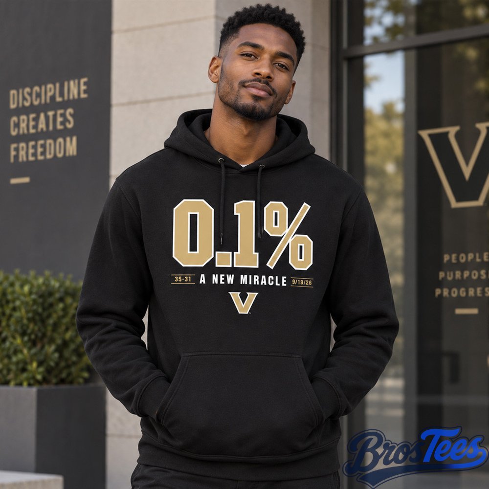 Vanderbilt Commodores The 0.1% Chance Miracle Graphic Shirt