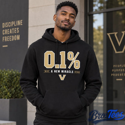 Vanderbilt Commodores The 0.1% Chance Miracle Graphic Shirt