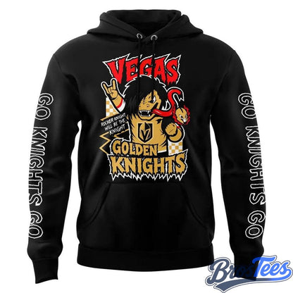 Vegas Golden Knights When We Were Emo Black Graphic Hoodie