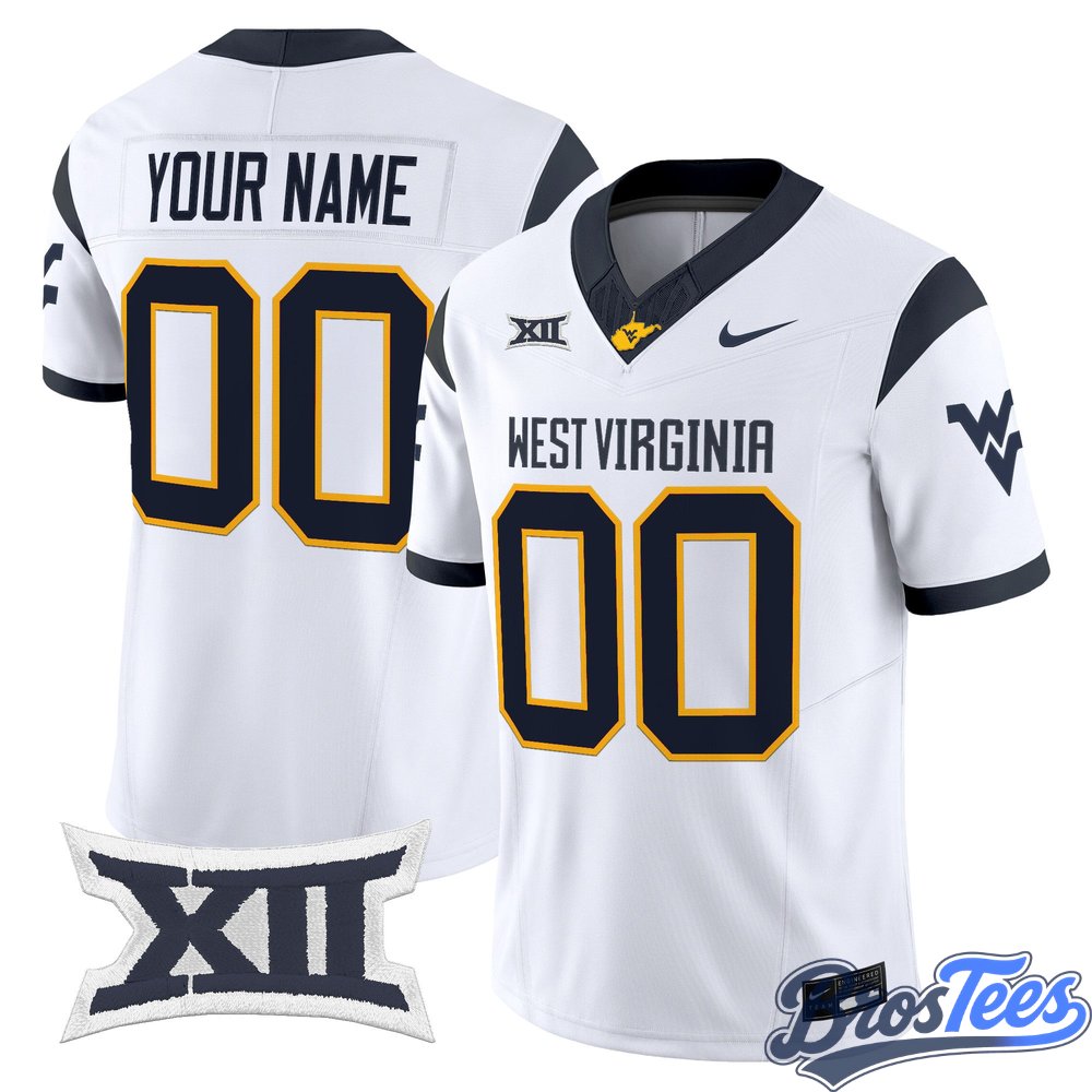 West Virginia Mountaineers 2026 Vapor Limited Custom Jersey - Stitched