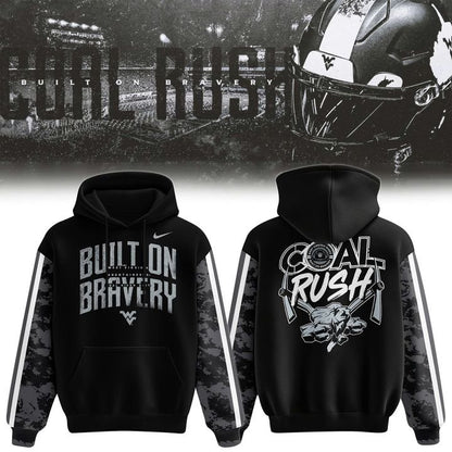 West Virginia Mountaineers Built on Bravery Hoodie