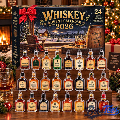 Whiskey 2026 Advent Calendar for Whiskey Fans