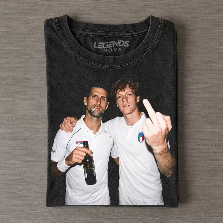 Wimbledon 2026 Singles Novak Djokovic & Jannik Sinner Tennis Shirt