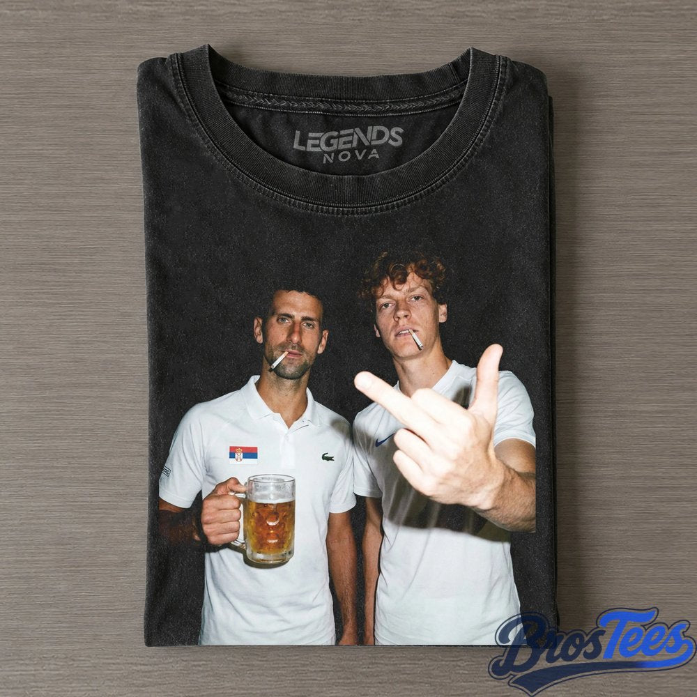 Wimbledon 2026 Singles Novak Djokovic & Jannik Sinner Tennis Shirt