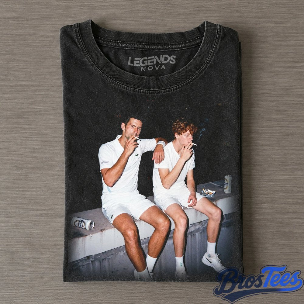 Wimbledon 2026 Singles Novak Djokovic & Jannik Sinner Tennis Shirt