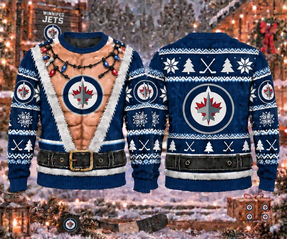 Winnipeg Jets Funny Body Christmas Ugly Sweater