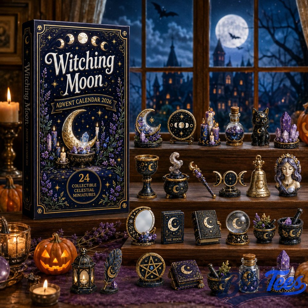Witching Moon Advent Calendar 2026 - 24-Day Countdown, Acrylic Charms
