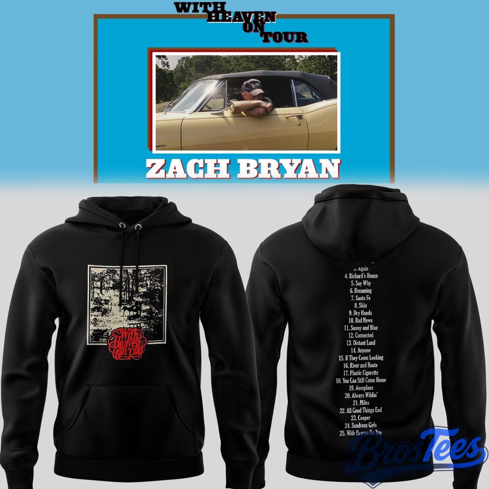 Zach Bryan x New England Patriots Concert Hoodie
