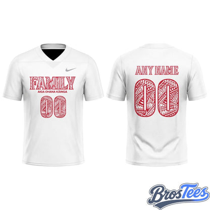 Arizona Wildcats Polynesian Heritage Game Football Jersey - BrosTees
