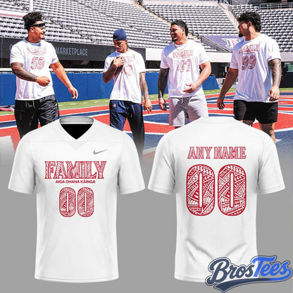 Arizona Wildcats Polynesian Heritage Game Football Jersey - BrosTees