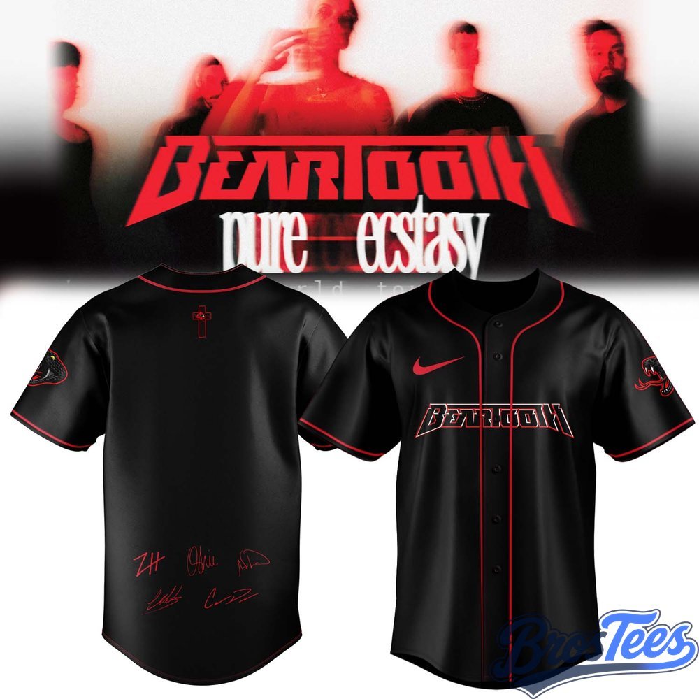 Beartooth “Pure Ecstasy World Tour” 2026 Baseball Jersey - BrosTees