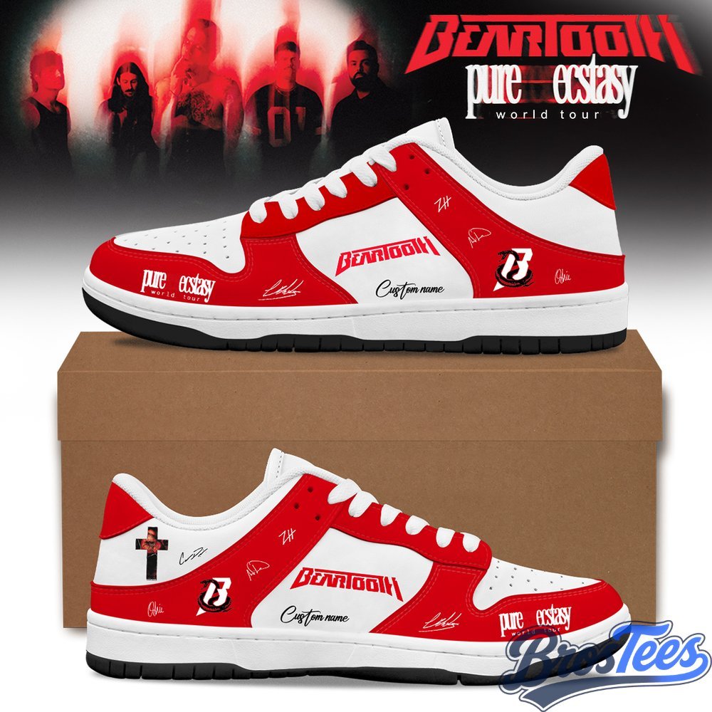 Beartooth “Pure Ecstasy World Tour” 2026 Custom AJ1 Shoes - BrosTees