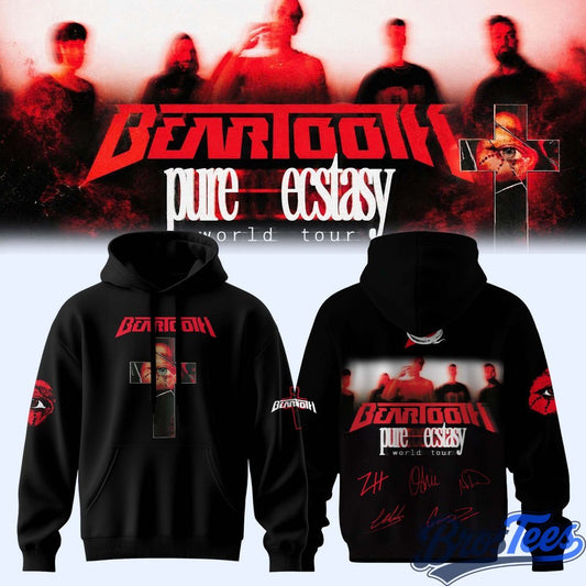 Beartooth “Pure Ecstasy World Tour” 2026 Signed Hoodie - BrosTees