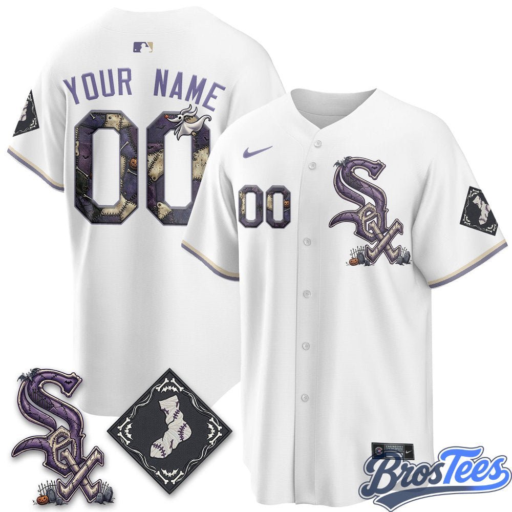 Chicago White Sox Halloween Nightmare Edition Custom Jersey - BrosTees