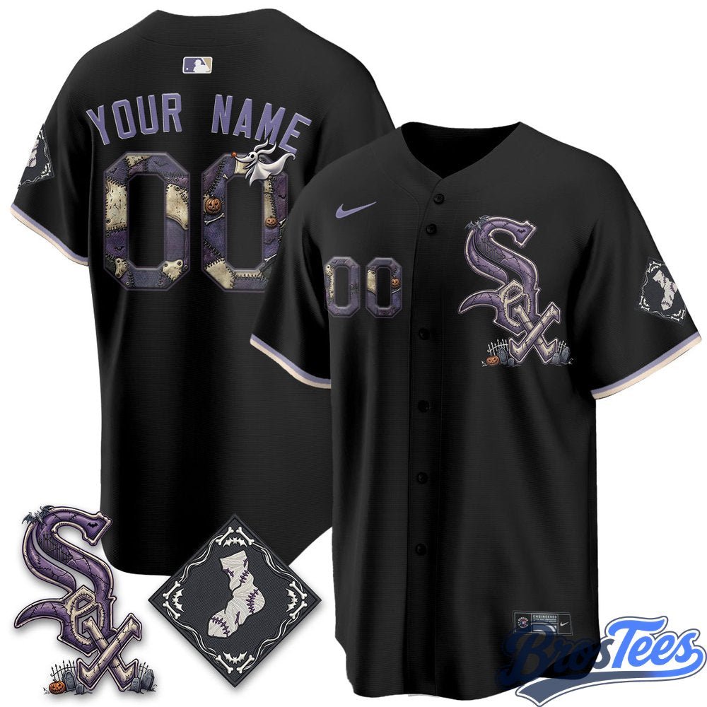 Chicago White Sox Halloween Nightmare Edition Custom Jersey - BrosTees