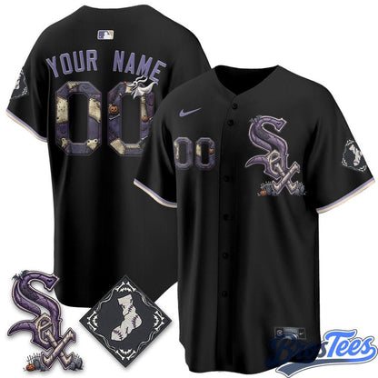 Chicago White Sox Halloween Nightmare Edition Custom Jersey - BrosTees