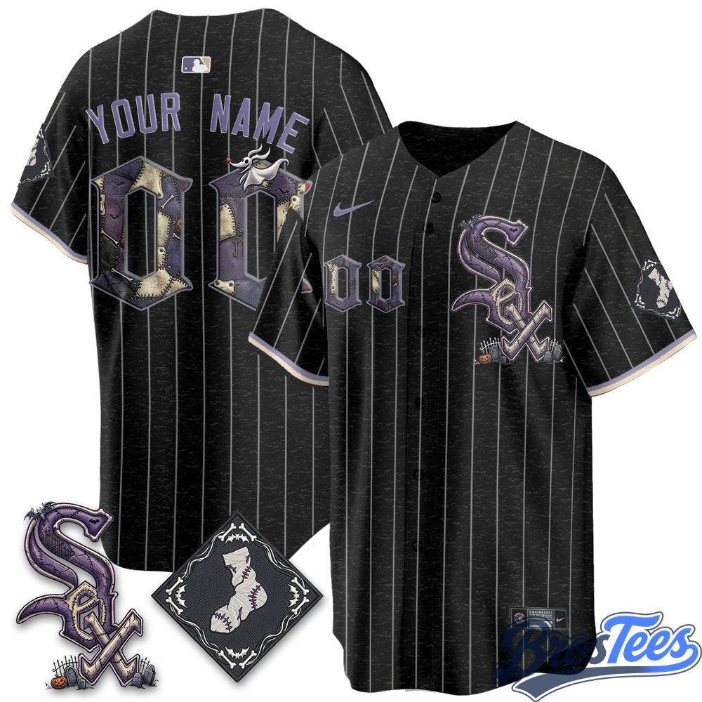 Chicago White Sox Halloween Nightmare Edition Custom Jersey - BrosTees