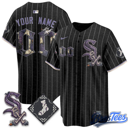 Chicago White Sox Halloween Nightmare Edition Custom Jersey - BrosTees