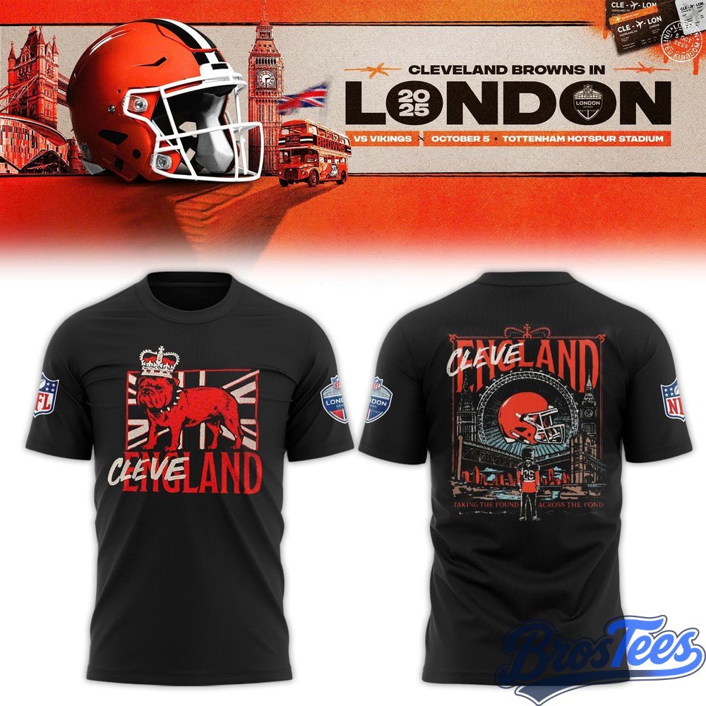 Cleveland Browns 2026 NFL London Game T-Shirt - BrosTees