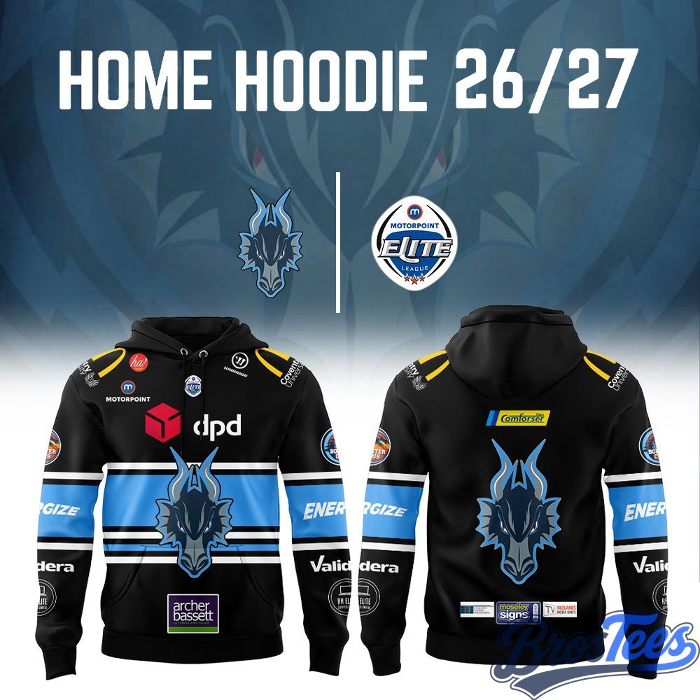 Coventry Blaze 2026-27 Hoodie Black - BrosTees