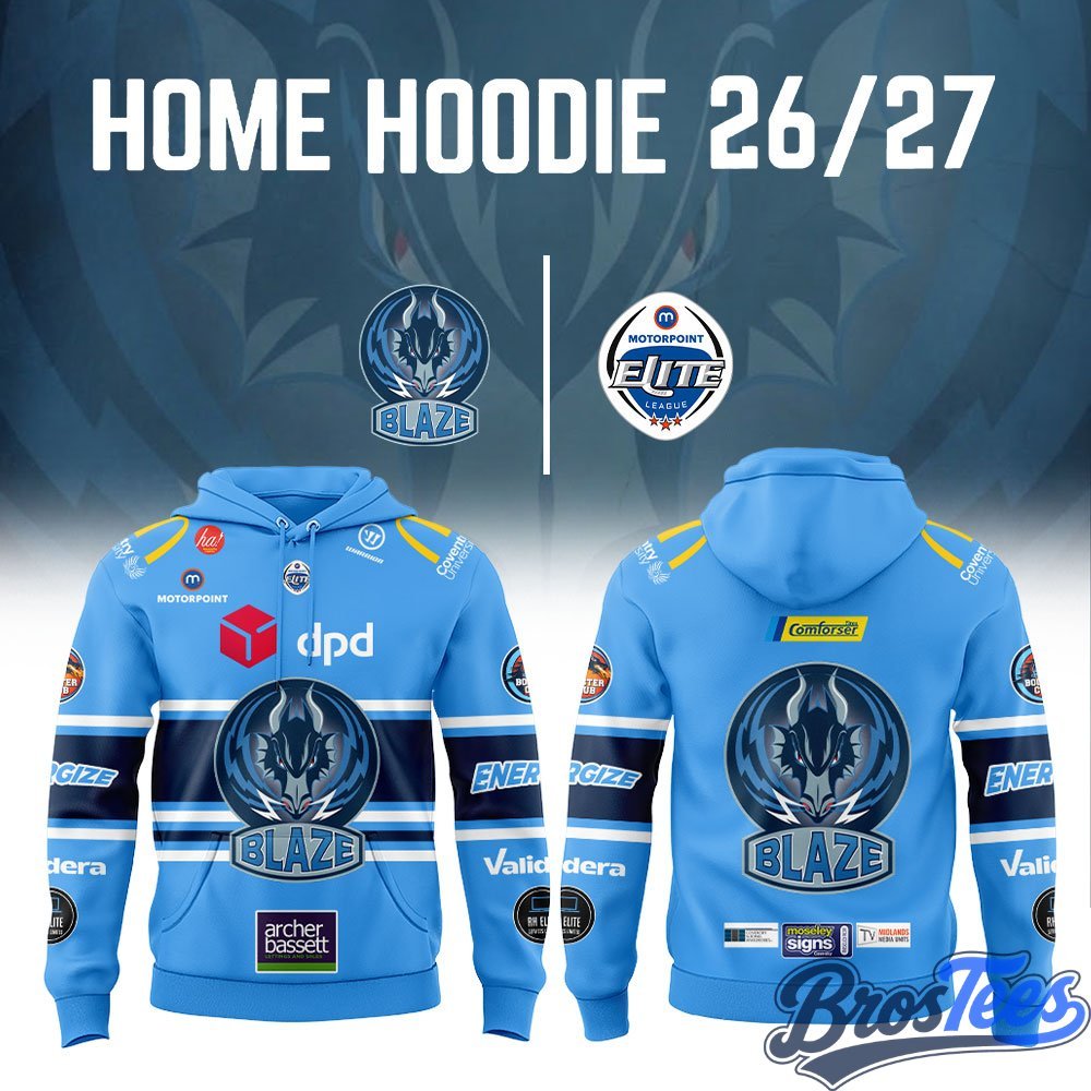 Coventry Blaze 2026-27 Hoodie Blue - BrosTees