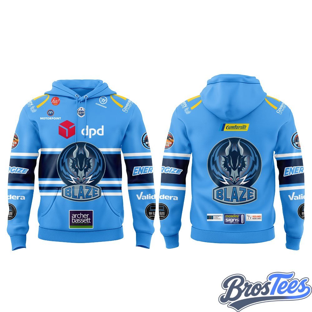 Coventry Blaze 2026-27 Hoodie Blue - BrosTees