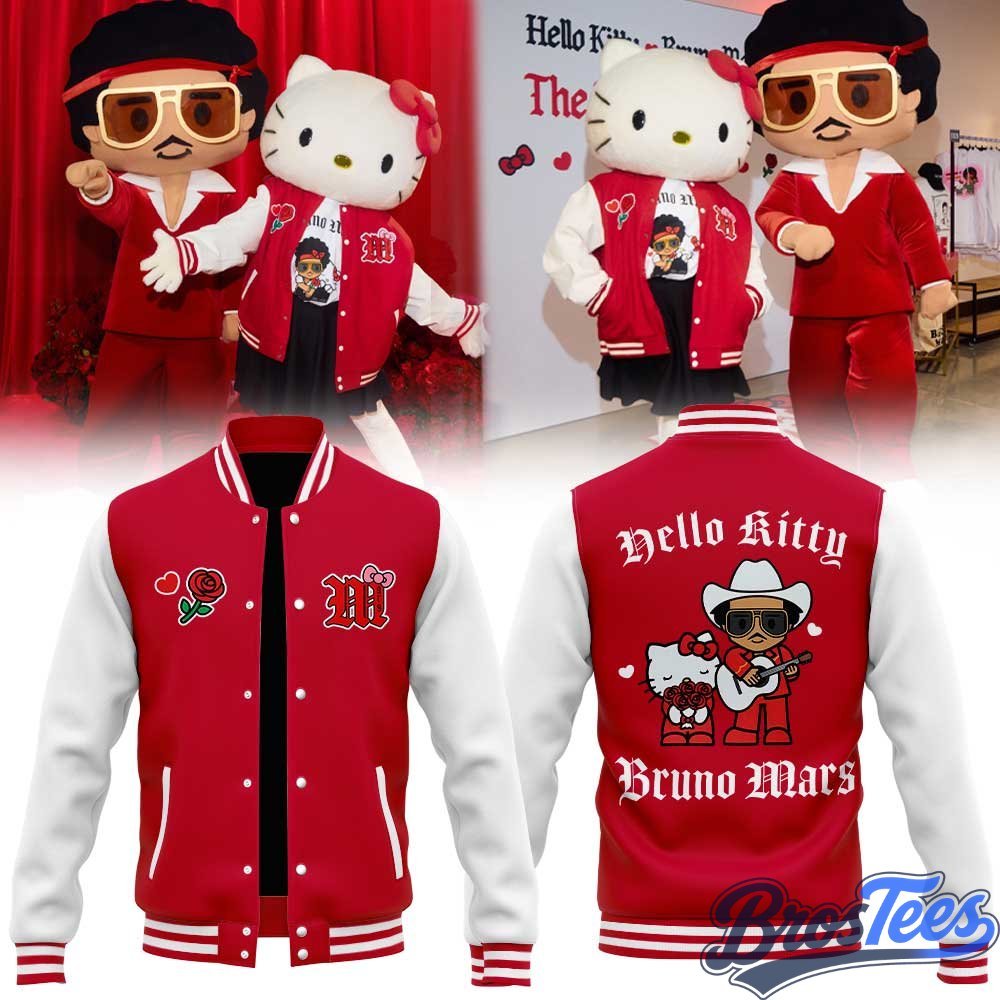 Hello Kitty x Bruno Mars Romantic Tour Pop-up Jacket - BrosTees