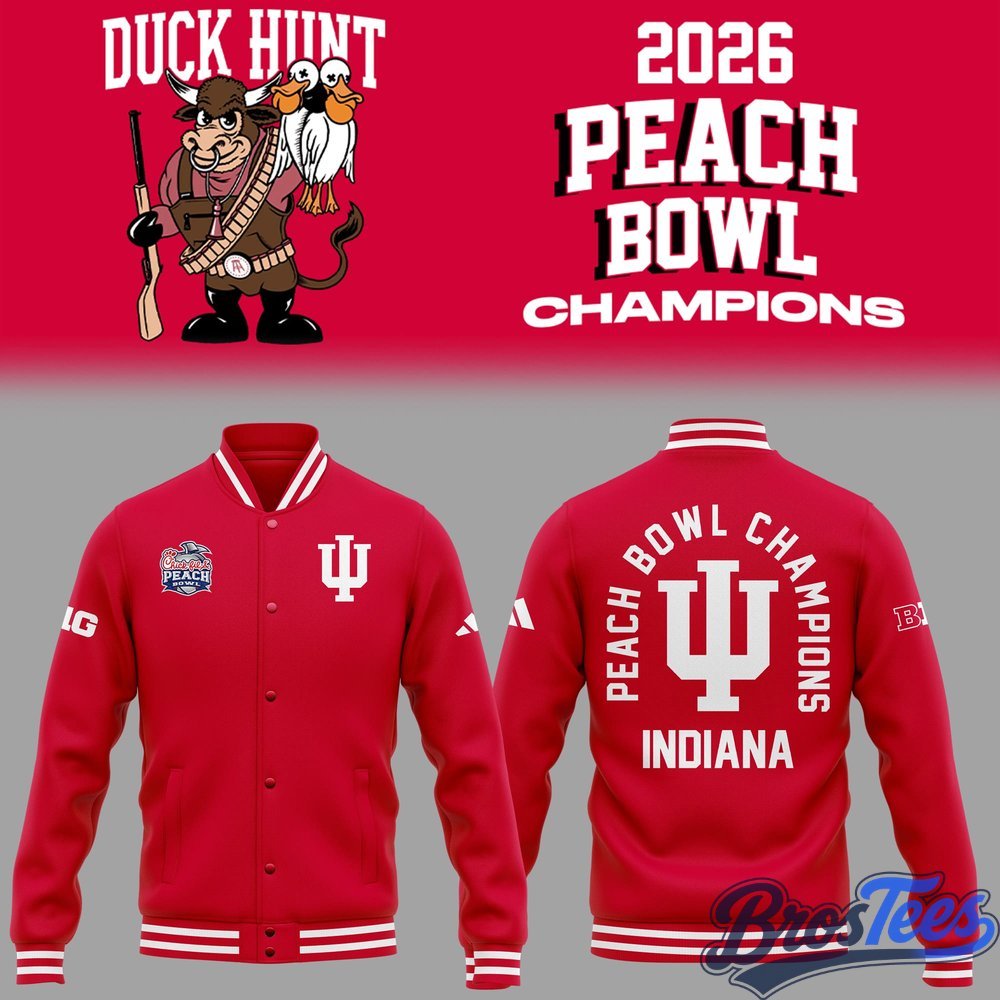 Indiana Hoosiers Chick-fil-A Peach Bowl Champions Jacket - BrosTees