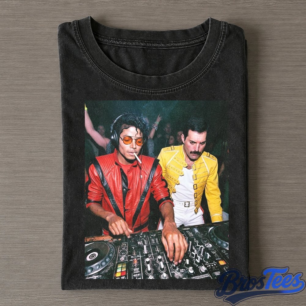 Michael Jackson & Freddie Mercury Tee - BrosTees
