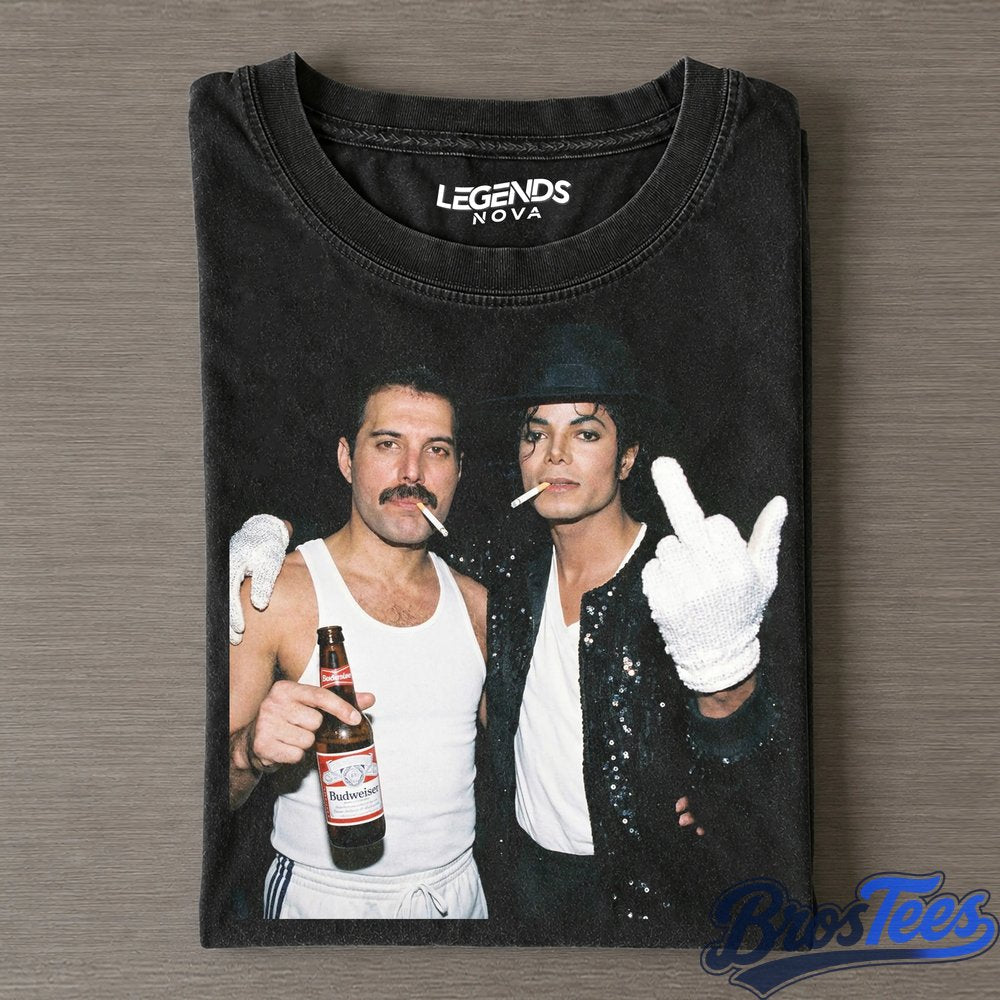 Michael Jackson & Freddie Mercury Tee - BrosTees