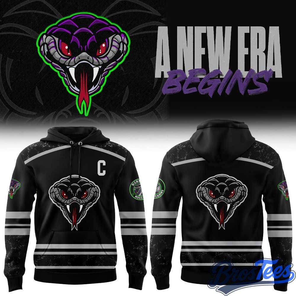Monroe Moccasins A New Era Begins 2026 Hoodie - Black - BrosTees