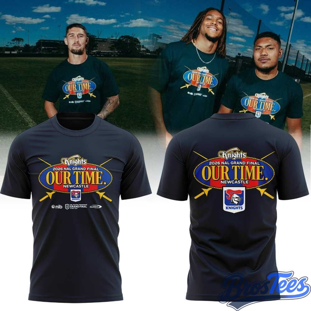 Newcastle Knights commemorating the OUR TIME Shirt - BrosTees