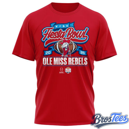 Ole Miss Rebels Fiesta Bowl Champions 2026 T-Shirt - BrosTees