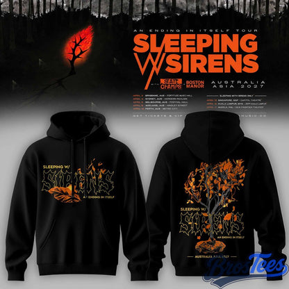 Sleeping With Sirens Australia Tour Hoodie - BrosTees