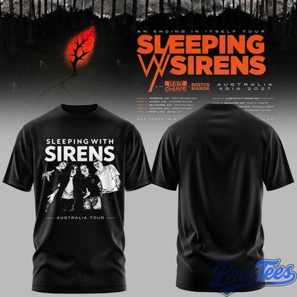 Sleeping With Sirens Australia Tour T-Shirt - BrosTees
