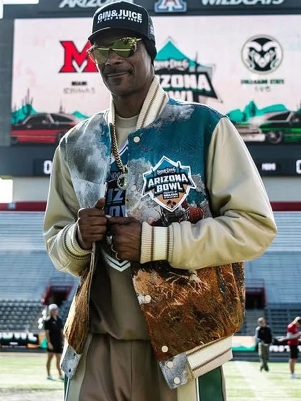 Snoop Dogg Arizona Bowl Varsity Jacket - BrosTees